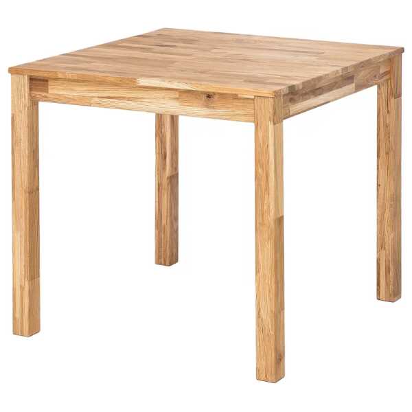 Esstisch Beny I 80cm Braun/Eiche