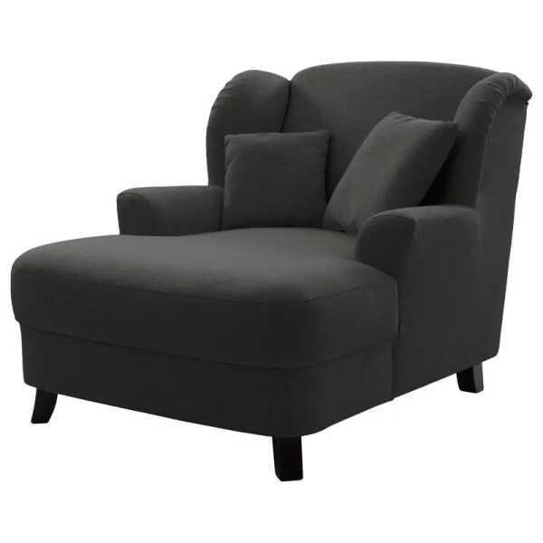 XXL Sessel Liwan Grau Flachgewebe Gila 109 x 104 x 145cm