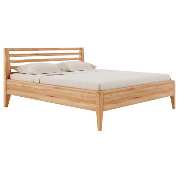 Massivholzbett Albon 180 x 200cm Kernbuche Braun/Kernbuche Buche