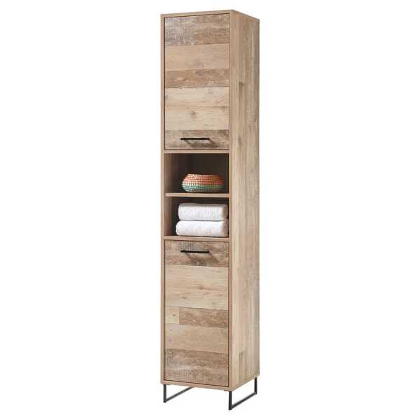 Hochschrank 38 x 190 x 37cm Braun