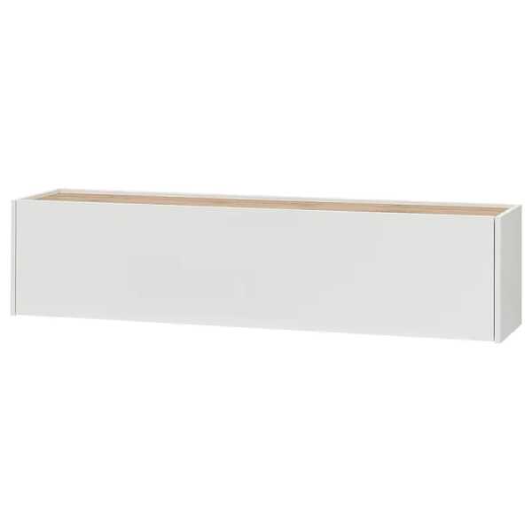 Hängeschrank 150 x 35 x 30cm Weiß/Weiß