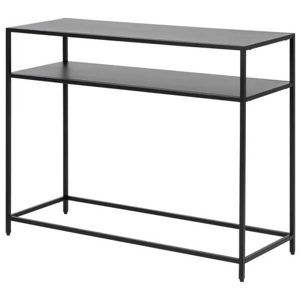 Konsolentisch 100 x 79 x 35cm Schwarz/Schwarz