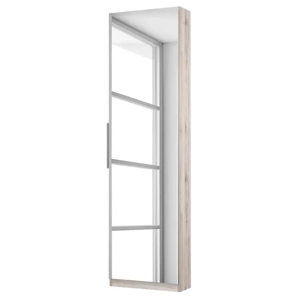 Schuhschrank La Joya 50 x 180 x 20cm Beige/Sandeiche Dekor