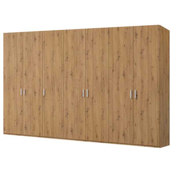 Drehtürenschrank pure 315 x 222cm Braun/Eiche Artisan Dekor