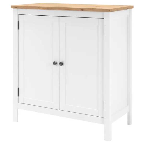 Kommode 80 x 90 x 40cm Weiß