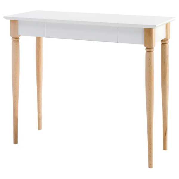 Schreibtisch Mound 85 x 74 x 40cm Weiß/Weiß