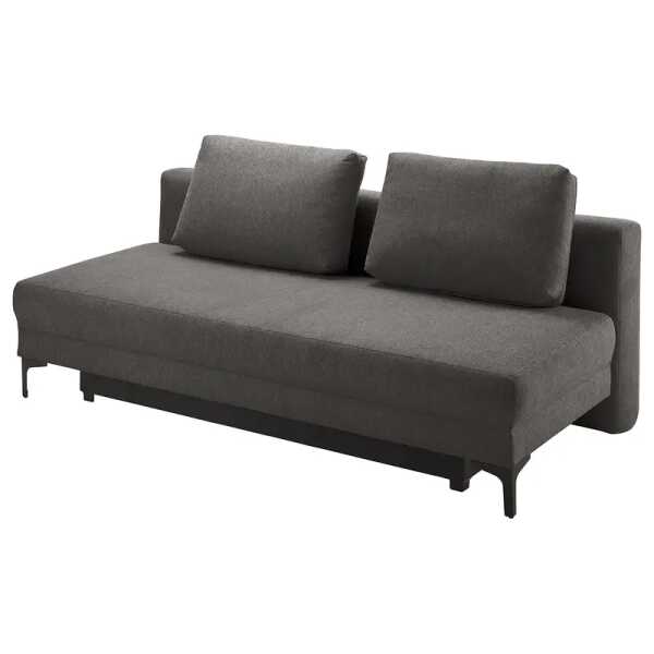 Schlafsofa Goodwick Grau Flachgewebe Alma 205 x 89 x 94cm Skandi