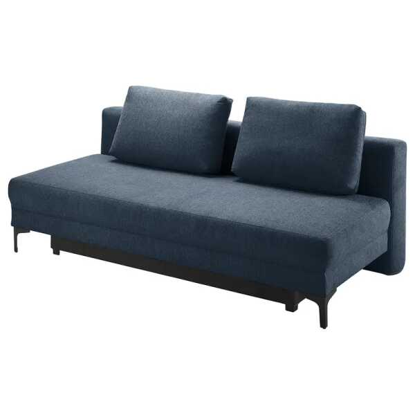 Schlafsofa Goodwick Blau Flachgewebe Alma 205 x 89 x 104cm Skandi