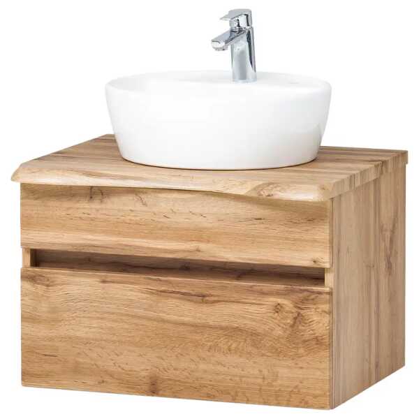 Waschtisch 61cm Braun/Wotaneiche Dekor