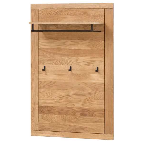 Garderobenpaneel 80 x 120 x 28cm Braun