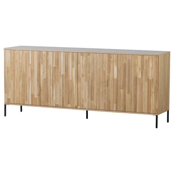 Sideboard I 200 x 85 x 44cm Beige/Eiche