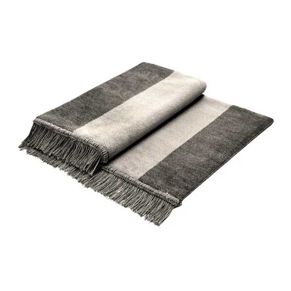 Plaid II 100 x 200cm Silber/Silber Mischgewebe