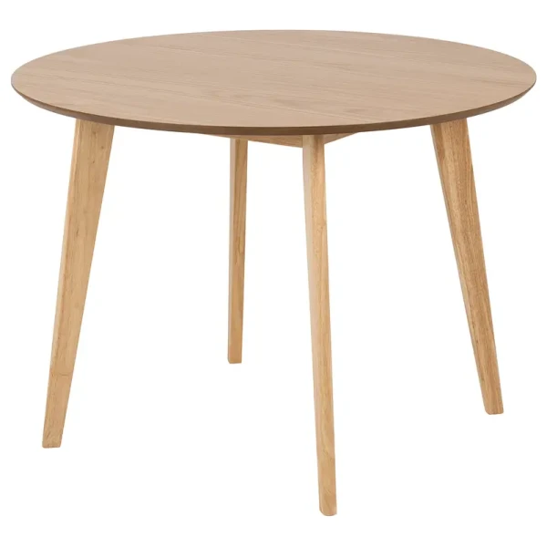 Esstisch II Ø 105cm Braun/Eiche