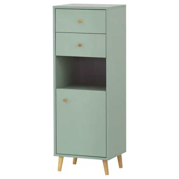 Midischrank Bjarne I 40 x 113 x 33cm Grün/Pistaziengrün