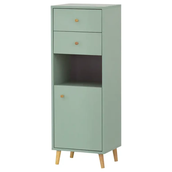 Midischrank Bjarne I 40 x 113 x 33cm Grün/Pistaziengrün