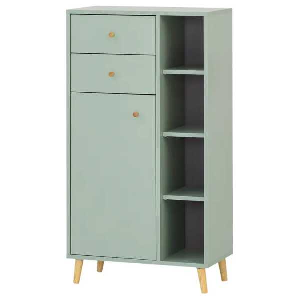 Midischrank Bjarne II 60 x 113 x 33cm Grün/Pistaziengrün