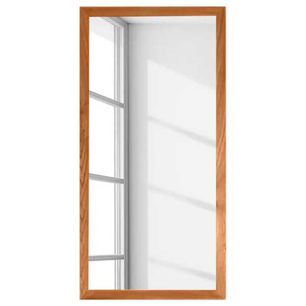Massiver Spiegel Verwood 100cm Braun Massivholz Wildeiche, geölt 100cm