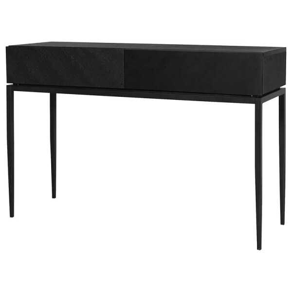 Konsolentisch 120 x 80 x 40cm Schwarz