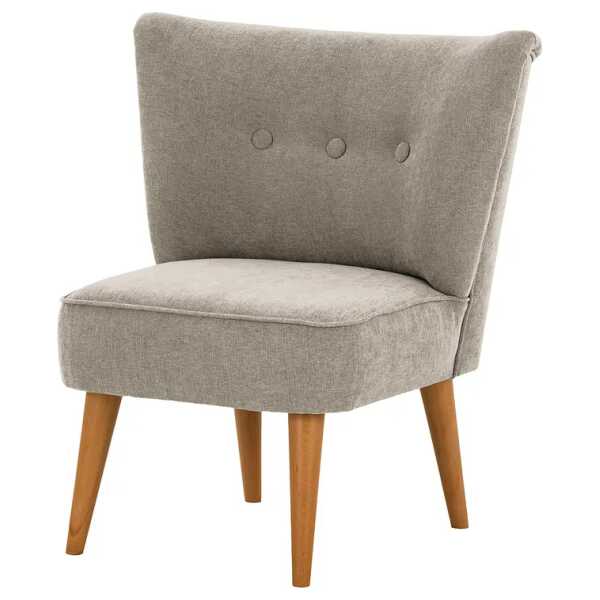 Sessel Grau Webstoff Scara 72 x 80 x 64cm
