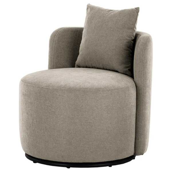 Sessel Pasao Grau Webstoff Scara 73 x 67 x 75cm