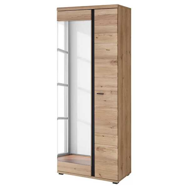 Garderobenschrank 80 x 203 x 40cm Braun/Beige