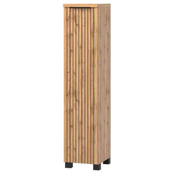 Midischrank 30cm Braun/Beige