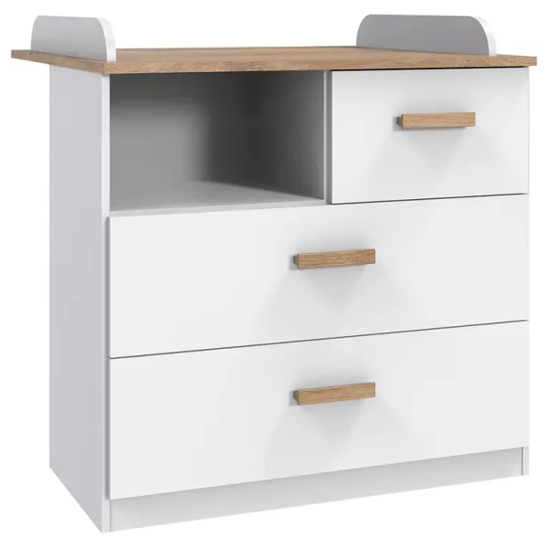 Wickelkommode 90 x 93 x 75cm Weiß