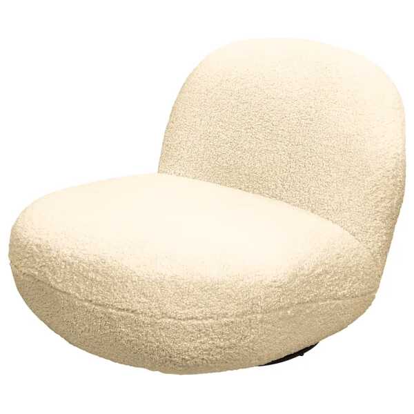 Drehsessel MORLEY Beige Teddystoff Svea 85 x 70 x 99cm