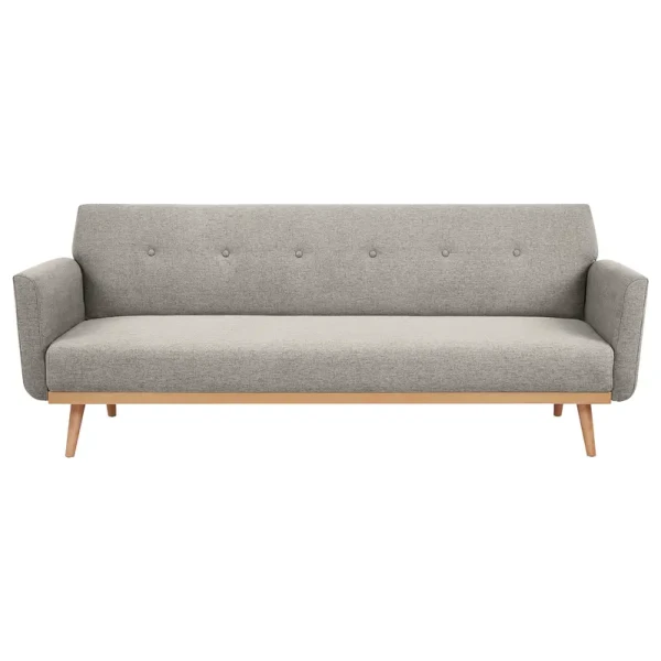 Schlafsofa Pesky Grau/Grau Chenille 212 x 79 x 85cm