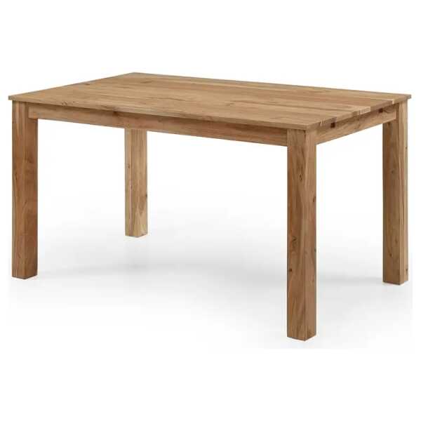 Massiver Esstisch Kuhal 140 x 80cm Braun/Akazie