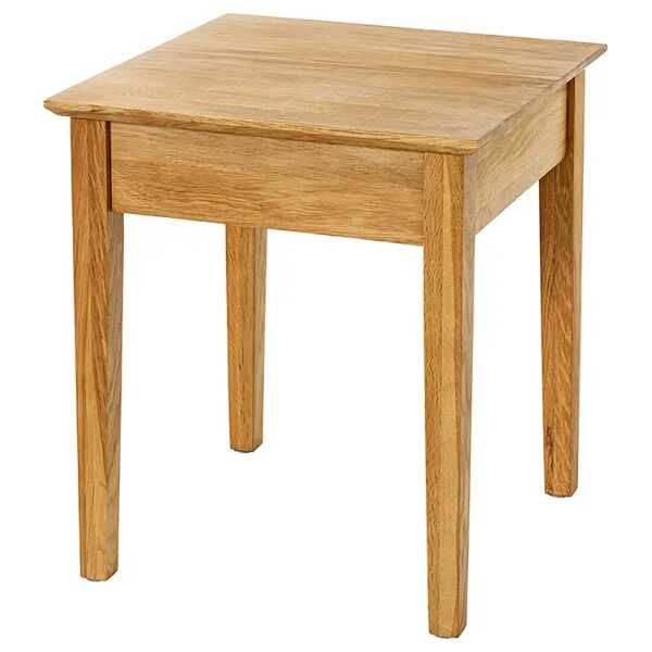 Massiver Beistelltisch Montana 8 45 x 52 x 45cm Braun