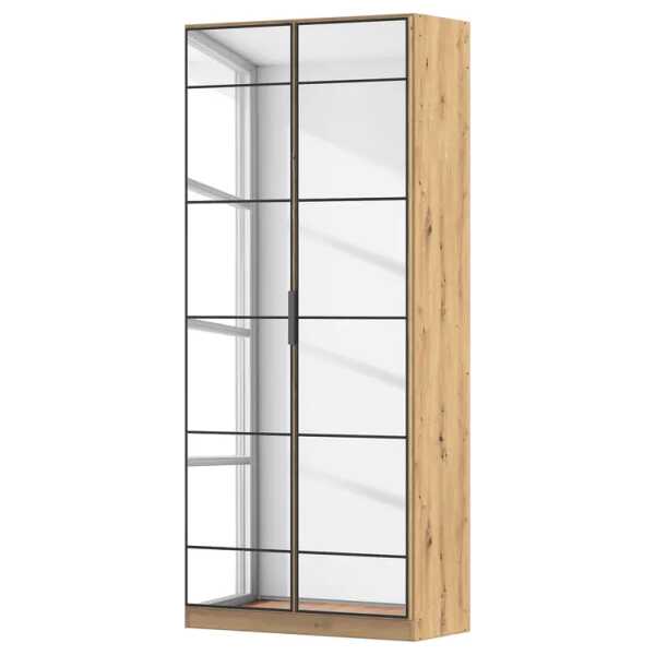 Garderobenschrank Acero 91cm Braun/Eiche Artisan Dekor