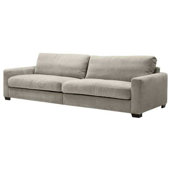 Bigsofa Circle Braun Cordstoff Dagny 280 x 83 x 108cm Modern