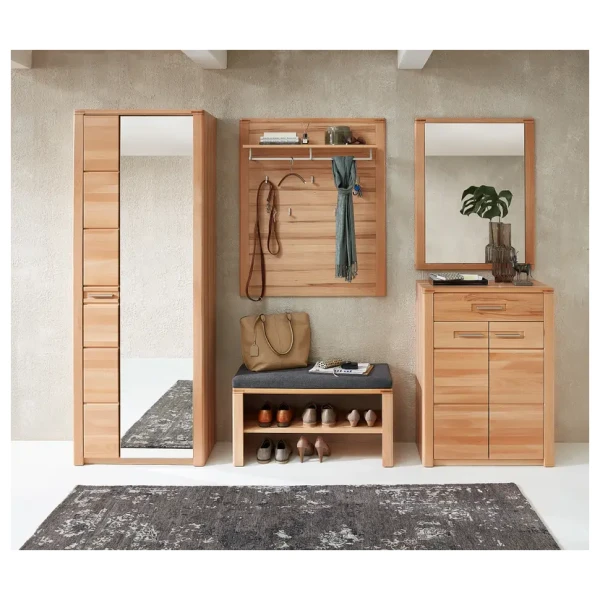 Garderobenset 5-teilig 268 x 201 x 40cm Braun