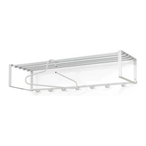 Wandgarderobe Welbeck - 100 cm 100 x 19 x 29cm Weiß/Weiß