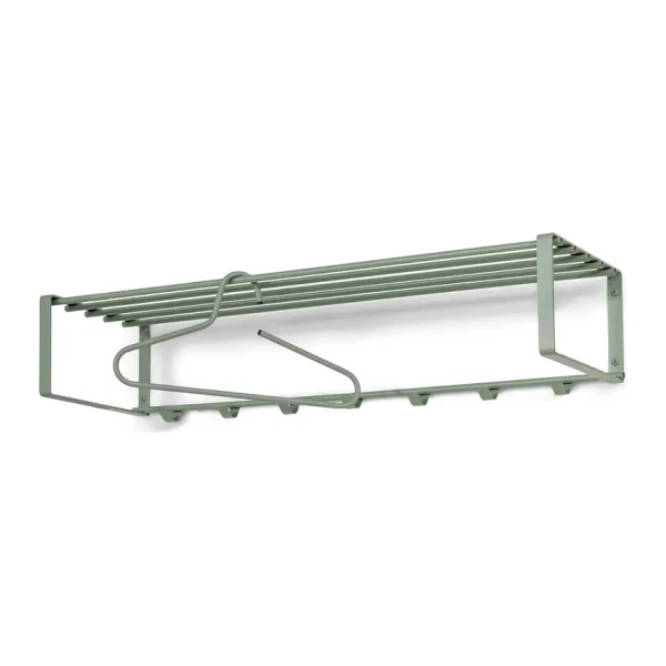 Wandgarderobe Welbeck - 100 cm 100 x 19 x 29cm Grün/Mintgrün