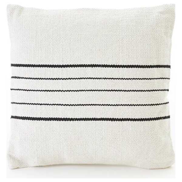 Dekokissen Malena Typ F Schwarz 45 x 45 x 12cm Polyester/Baumwollstoff