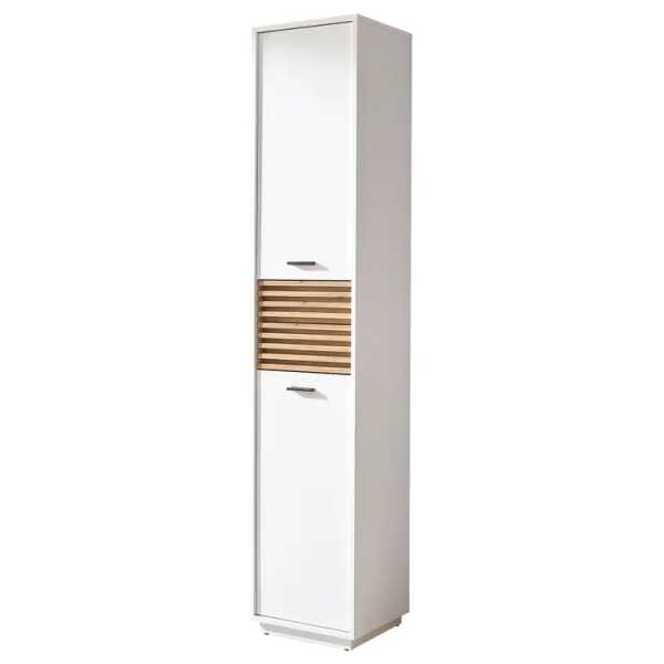 Hochschrank 38 x 191 x 35cm Weiß/Weiß