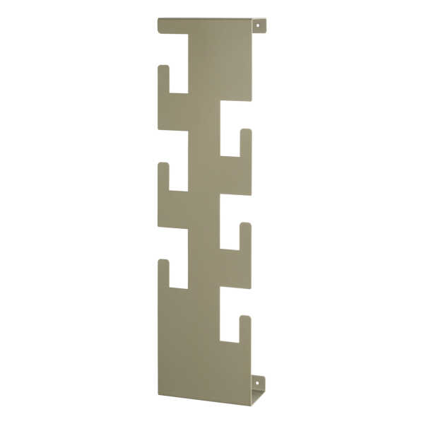 Wandgarderobe 15 x 60 cm grün