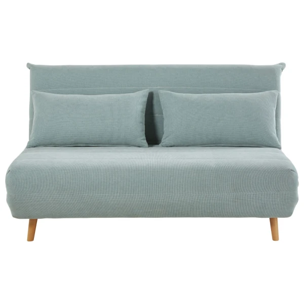 2-Sitzer-Bank Clic-Clac in Aquamarinblau