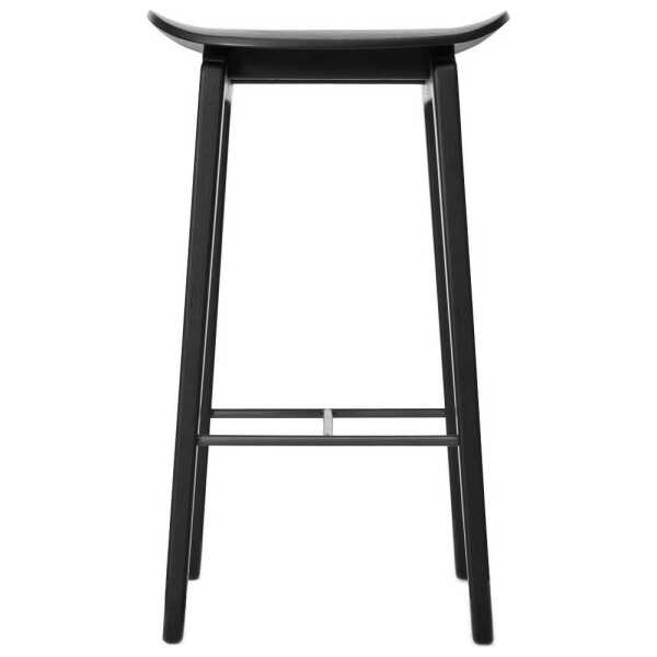 NORR11 NY11 Barstuhl 65cm Eiche schwarz gebeizt