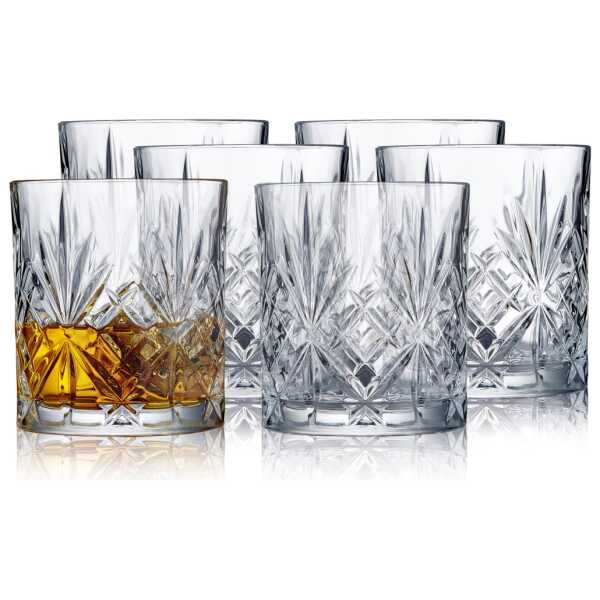 Lyngby Glas Melodia Whiskeyglas 31 cl 6er Pack Kristall
