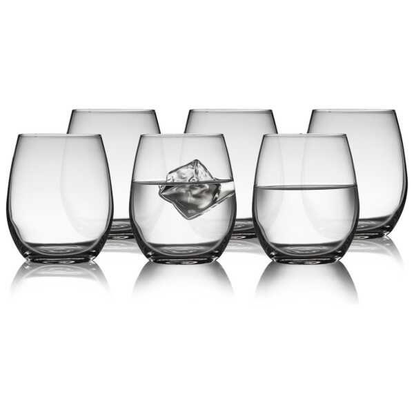 Lyngby Glas Juvel Wasserglas 39 cl 6er Pack Klar