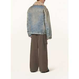 Acne Studios Jeansjacke mit Kunstfell