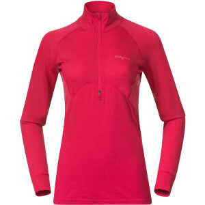 Bergans Damen Inner:Pure Merino Half Zip Longsleeve