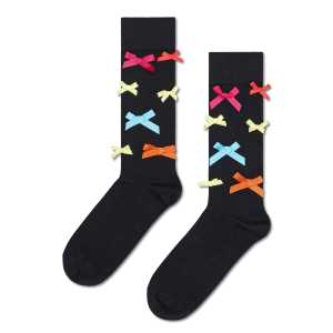 Black Bowmania Mid High Sock