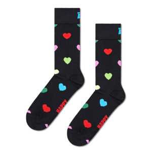 Black Heart Crew Sock