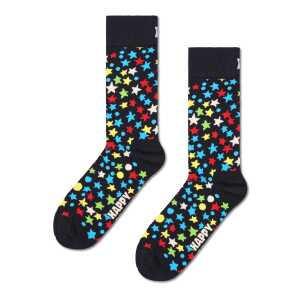 Black Stars Crew Sock