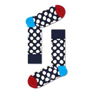 Crew Socken Big Dot Snowman in Marineblau | Happy Socks