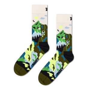 Dunkelgrüne Climbing Crew Socken